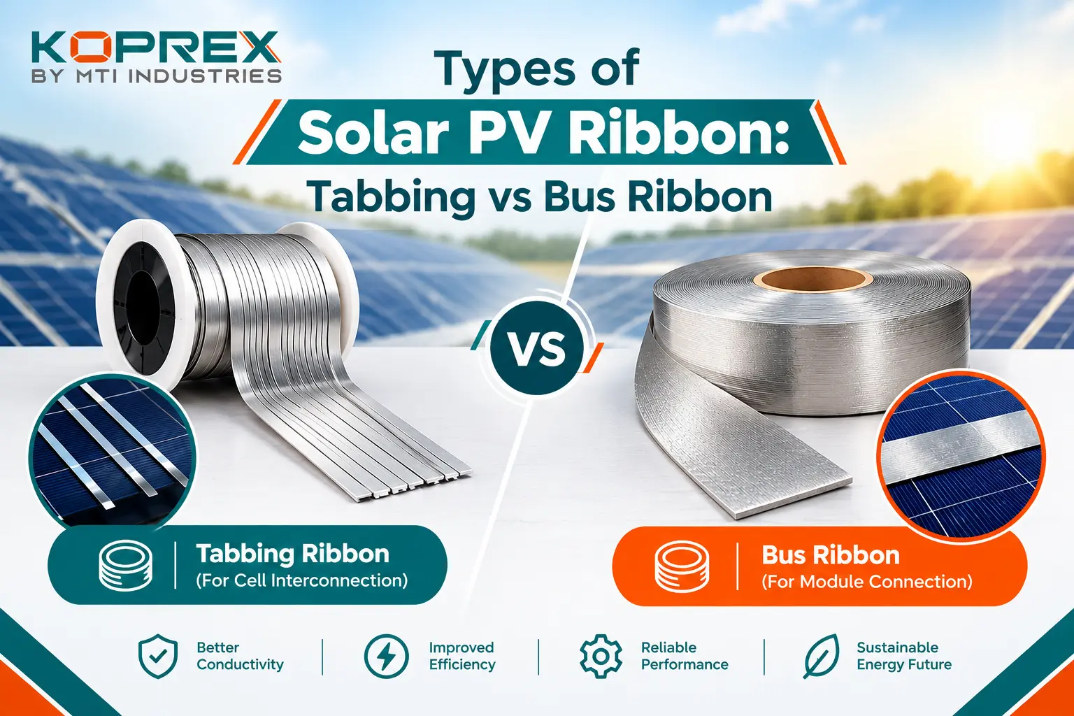 Types of Solar PV Ribbon Tabbing vs Bus Ribbon